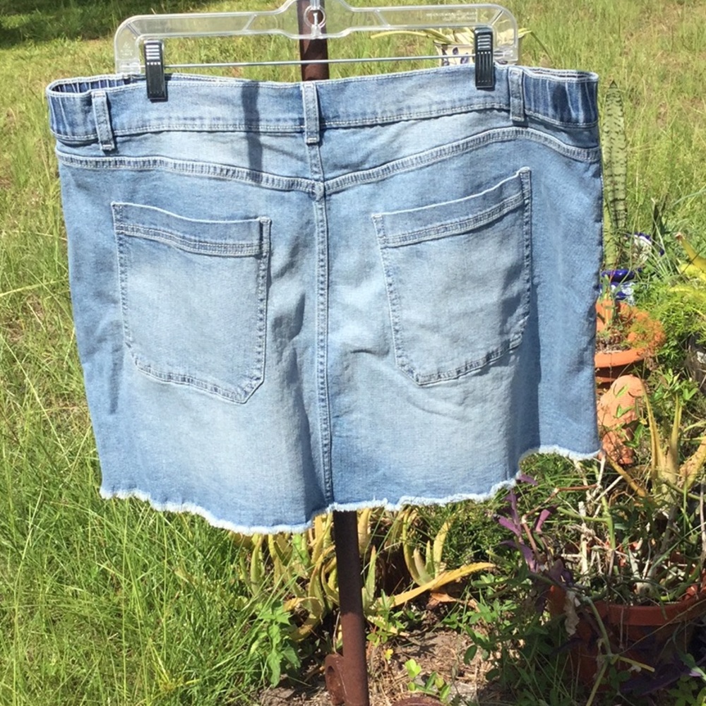 ๐ฆโ NOBO โ Size XXX Lg So Fun To Wear Denim Skirt Wardrobe Must Have ๐ฆ - Picture 6 of 10